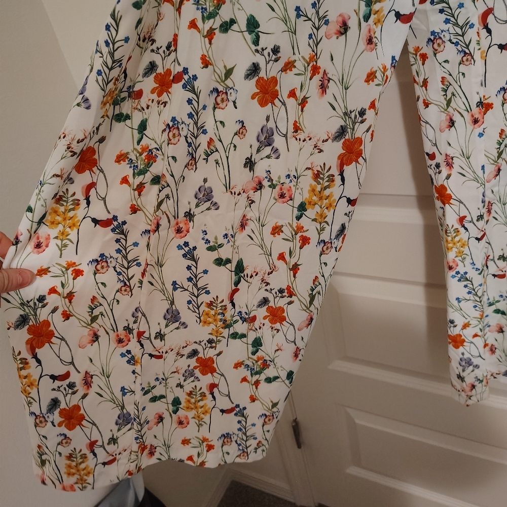 Emery Rose Size XL Floral Women's Pants Elastic Waist And Tie/Draw String - Picture 4 of 5